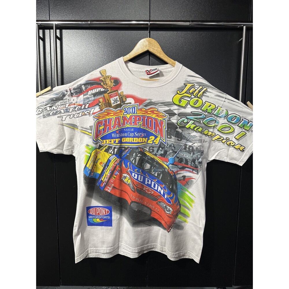 NASCAR 01 Jeff Gordon T-shirt Winston Cup Champion Large